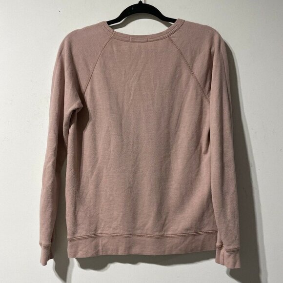 Junk Food Stay-Cation Pink Star Print Crew Neck Sweatshirt Size Small Loungewear - Picture 6 of 8